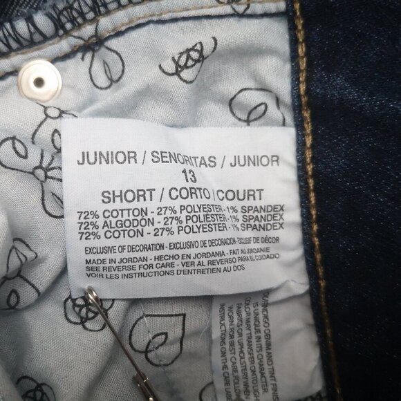 l.e.i. Ashley Ladies Size 13 Short Medium Wash Low Rise Slim Boot Jeans - Picture 5 of 15